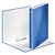 Classeur Leitz WOW A4 maxi 2 anneaux méc-D 25mm bleu
