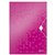 Chemise à élastique Leitz WOW A4 3 rabats PP rose