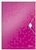 Elastomap Leitz WOW A4 3 kleppen PP roze