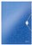 Elastomap Leitz WOW A4 3 kleppen PP blauw