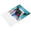 Elastomap Leitz WOW A4 3 kleppen PP ijsblauw foto