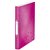Classeur Leitz WOW A4 2 anneaux méc- O 25mm PP rose