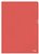 Insteekmap L-model Esselte standaard A4 0.11mm PP rood 100 stuks