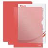 Insteekmap L-model Esselte standaard A4 0.11mm PP rood 100 stuks foto