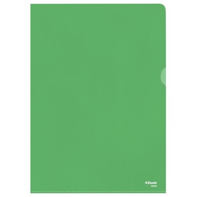 Pochette modèle L Esselte Standard A4 PP 0,11mm vert 100 pièces