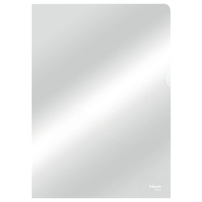 Insteekmap L-model Esselte standaard copy safe 0.11mm PP A4 transparant 10 stuks