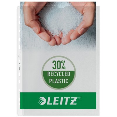 Showtas Leitz Premium links open 0.13mm PP A4 transparant 100 stuks