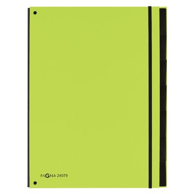 Trieur Pagna Trend A4 7 intercalaires vert pomme