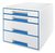 Ladenbox Leitz WOW 4 laden wit/blauw