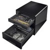 Module tiroirs Leitz WOW Cube A4 maxi 4 tiroirs noir Photo