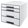 Ladenblok Leitz Wow CUBE A4 maxi 4 laden wit/zwart foto