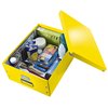 Opbergdoos Leitz Click & Store WOW groot 369x200x482mm geel foto