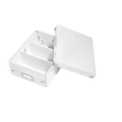 Sorteerbox Leitz WOW Click & Store 220x100x282mm gerecycled karton wit