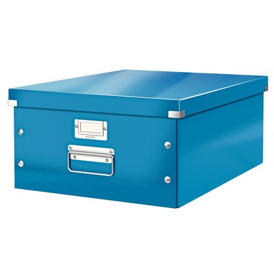 Opbergdoos Leitz Click & Store WOW groot 369x200x482mm blauw