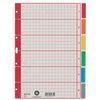 Intercalaires Leitz 4 perf 4350 6 onglets gris carton Photo