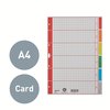 Intercalaires Leitz 4 perf 4350 6 onglets gris carton Photo