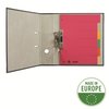 Intercalaires Leitz 4 perf 4350 6 onglets gris carton Photo