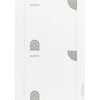 Rug-insteekkaart Leitz breed 56x190mm wit 100 stuks foto