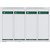 Rugetiket Leitz breed/kort 62x192mm zelfklevend wit 100 stuks