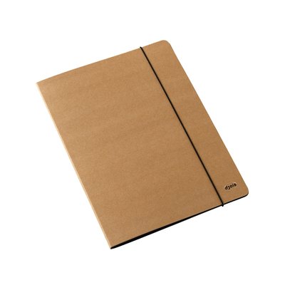 Sorteermap Kraft Line A4 6 tabbladen bruin
