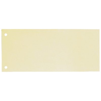 Scheidingsstrook Oxford smal 240x105mm 190gr geel 100 stuks