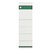 Etiquette dorsale Leitz Large 57x191mm carton gris 10 pièces