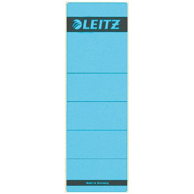 Etiquette dorsale Leitz Large/courte 62x192 adhésive bleu 10 pièces