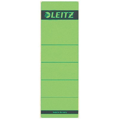 Etiquette dorsale Leitz Large/courte 62x192mm adhésive vert 10 pièces
