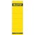 Etiquette dorsale Leitz Large/courte 62x192mm adhésive jaune 10 pièces