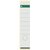 Rugetiket Leitz breed/lang 62x285mm zelfklevend wit 10 stuks