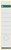 Rugetiket Leitz breed/lang 62x285mm zelfklevend wit 10 stuks