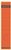 Rugetiket Leitz breed/lang 62x285mm zelfklevend rood 10 stuks