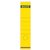Rugetiket Leitz breed/lang 62x285mm zelfklevend geel 10 stuks
