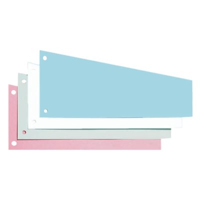 Scheidingsstrook Oxford trapezium 240x105/55mm 190gr blauw 100 stuks