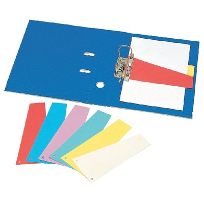 Scheidingsstrook Oxford trapezium 240x105/55mm 190gr blauw 100 stuks
