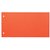 Scheidingsstrook Quantore 230x120mm oranje 250 stuks