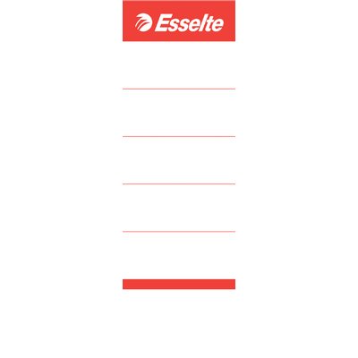 Rugetiket Esselte breed 50x158mm karton wit 100 stuks