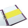 Scheidingsstrook Oxford Duo 240x105mm geel 60 stuks foto