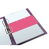 Scheidingsstrook Oxford duo 240x105mm roze 60 stuks foto
