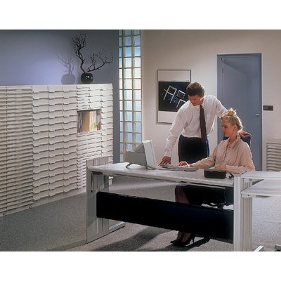 Stapelcassette Djois met ordnerplateau grijs