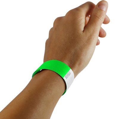 Bracelet Combicraft Tyvek vert 100 pièces