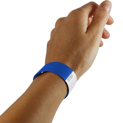 Bracelet Combicraft Tyvek bleu 100 pièces