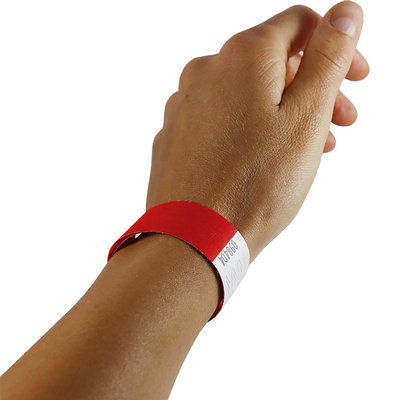 Bracelet Combicraft Tyvek rouge 100 pièces