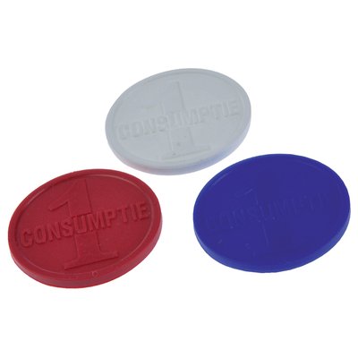 Consumptiemunt Combicraft rood 750 stuks
