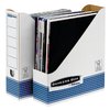 Porte-revues Bankers Box System A4 blanc/bleu Photo