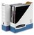 Tijdschriftcassette Bankers Box System A4 wit blauw