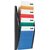 Folderhouder Helit wand 4x A4 zwart