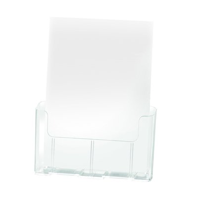 Porte-brochures Quantore A4 transparent