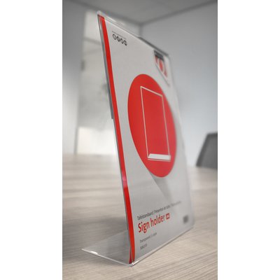 Kaarthouder Quantore A4 L-staand