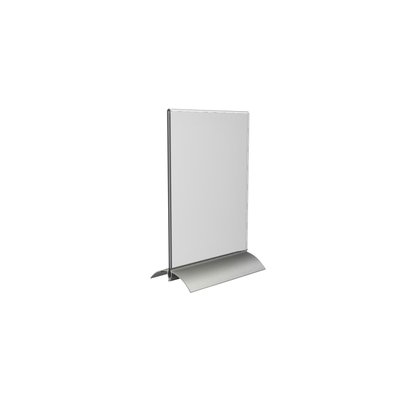 Kaarthouder Europel T-standaard A5 staand acryl / aluminium